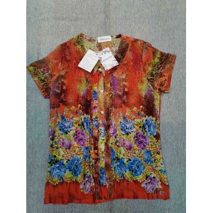 SBYOJLPB New Women Blouse Short -Sleeve casual Shi...