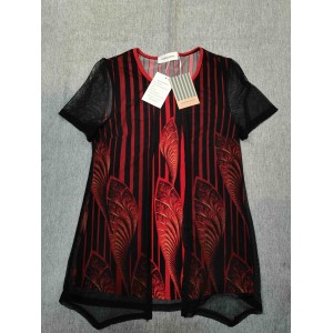 VOESLSOO  Women's Flowy Short Sleeve Button Down C...