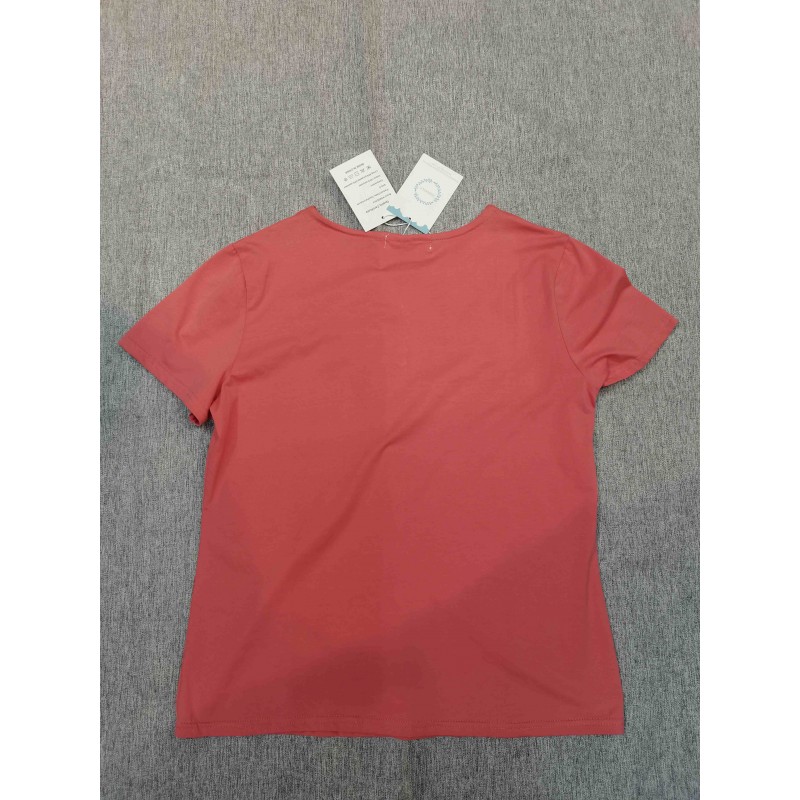 WSBDENLK Women's Blouse Short-Sleeved Shirts Top Red