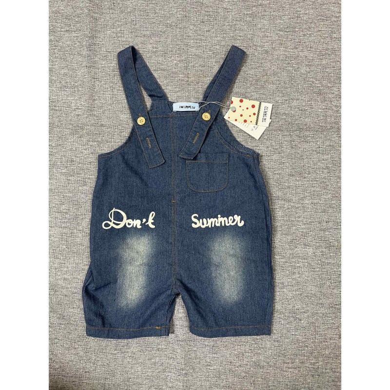  IWIHMIV  Children's denim overalls blue