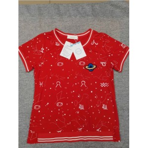 Akiihool short-sleeved  T-shirts Red