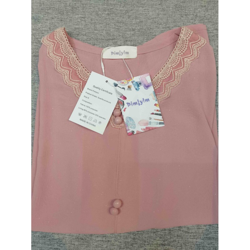 Pimfylm short-sleeved blouse shirts 