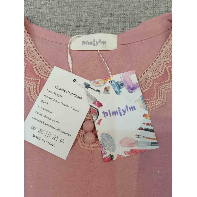 Pimfylm short-sleeved blouse shirts 