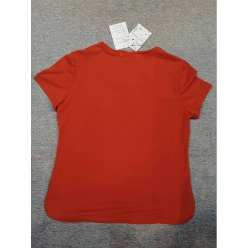 Durtebeua short-sleeved blouse shirts Red