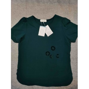 ZHUER short-sleeved blouse T-shirts green
