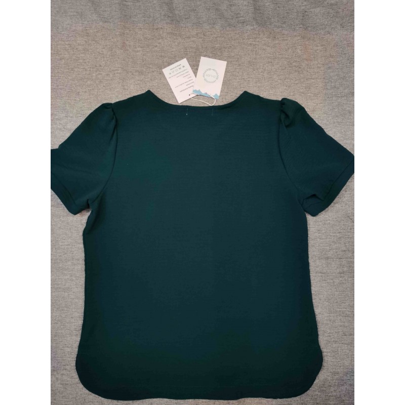 ZHUER short-sleeved blouse T-shirts green