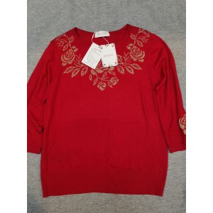 GIERIDUC Women's Long-Sleeve crew neck sweaters Re...
