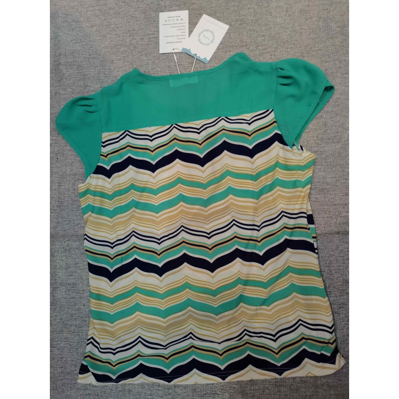 Turilly Women's Casual Short Sleeve Round Neck Blouse