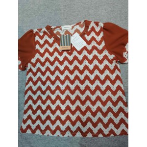 iFshaion Short Sleeve Tops for Women Round Neck T-...