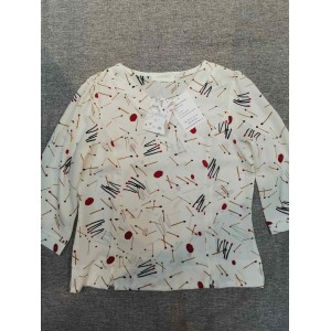 JeashCHAT Women's Tops Casual Floral Print Long Sl...