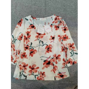 CENGNIAN Women's Floral Print Tops Long Sleeve T S...