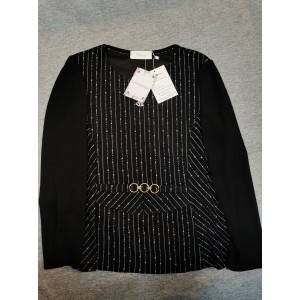 Cfklopgg Women's Tops Crewneck Long Sleeve Striped...