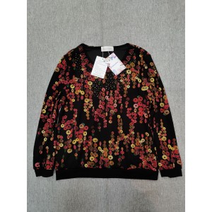 hopeusnice Women's Knit Shirts Crewneck Long Sleev...