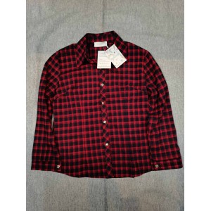 Gcxzwyb Women's Plaid Shirt Turndown Collar Long S...
