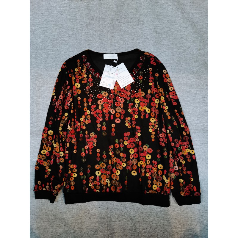 Bnwani Women's Knit Shirts Crewneck Long Sleeve Casual Blouses Lightweight Pullover