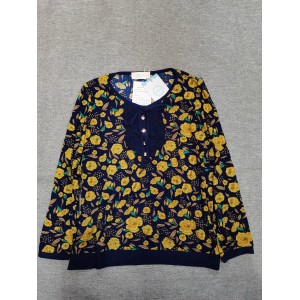 gauplo Women's Floral Print Tops Long Sleeve T-Shi...