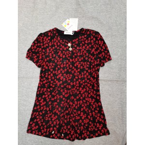 Blczomt Womens Spring Summer Short Sleeve Floral P...