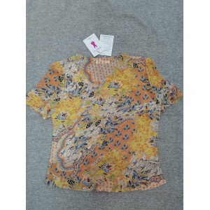 Kadamiuo Women's Floral Print Tops Short-Sleeved T...