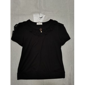 HNMYLO Women's Tops Short-Sleeved T Shirt Ribbed S...