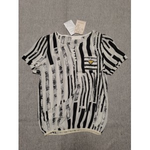 COWUICE Women's Tops Short Sleeve Blouses Striped ...