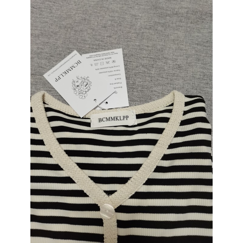 BCMMKLPP Women's Short Sleeve Striped T-Shirt Tee Shirt Tops Slim Fit Blouses