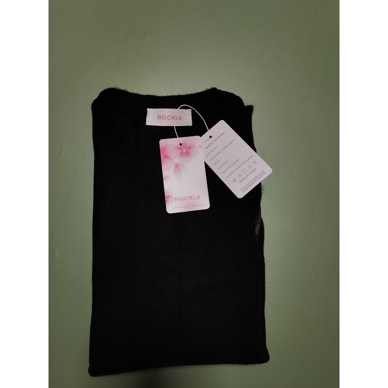 RGCKle Sweater Vest Women Knitted CrewNeck Oversized Sweaters Sleeveless Knitwear Tank Tops