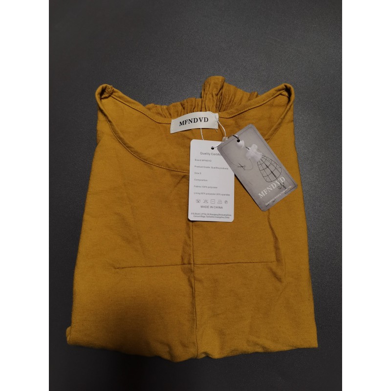 MFNDVD Women's Creweck Long Sleeve Tops Casual Loose Fit Fall Blouses Shirt