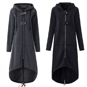 2019 new eBay Amazon wise fleece Sweater Hoodie zi...
