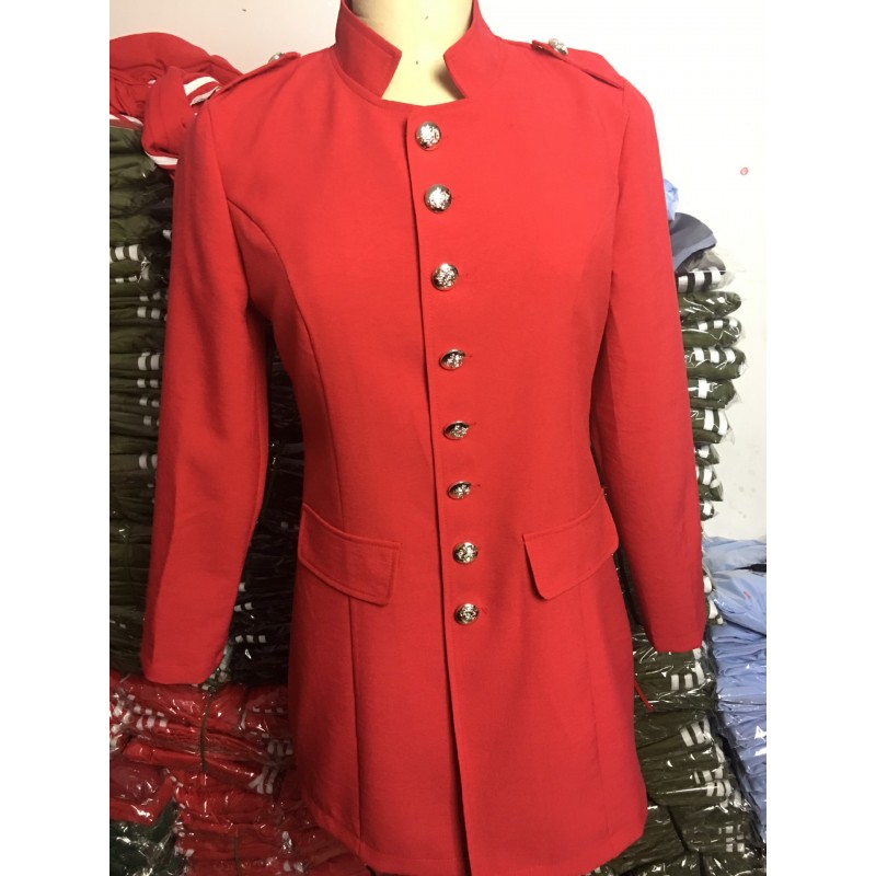 Amazon's new 2019 women's long sleeve windbreaker black coat slim fitting women's top with 8 buttons