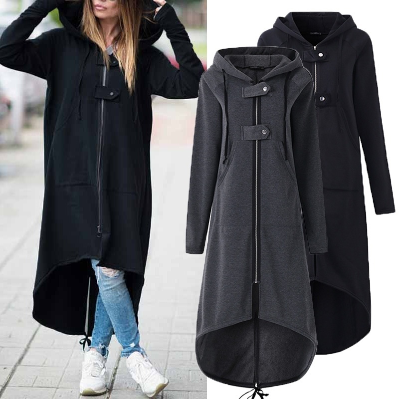 2020 new eBay Amazon wise fleece Sweater Hoodie zipper long windbreaker s 5XL 504