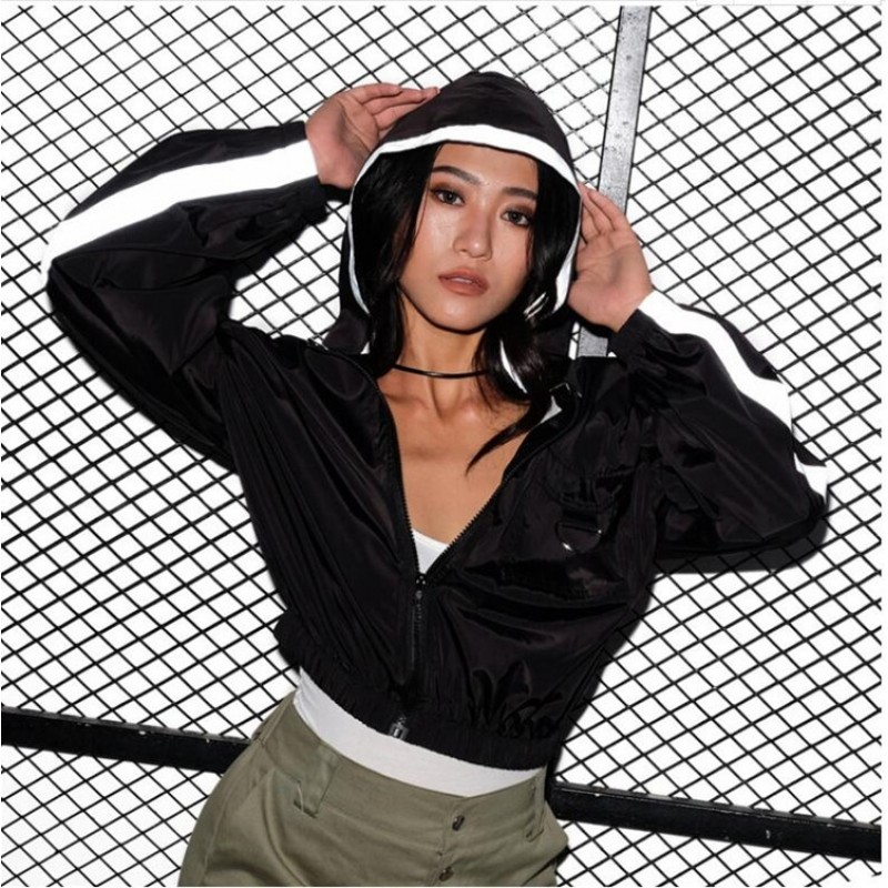 5307 European and American trade express eBay Amazon cross border hooded pocket short coat top windbreaker