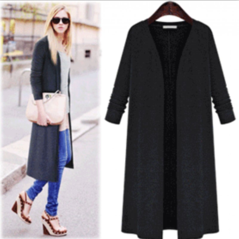 3201 European and American eBay foreign trade Amazon express large size women's fat cardigan knitted thin coat windbreaker