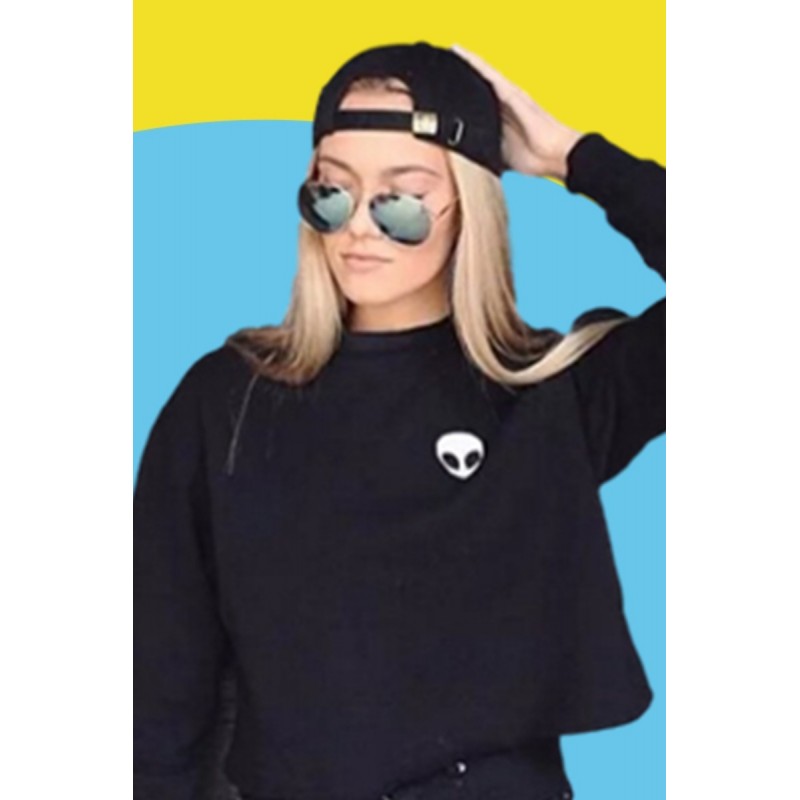 Amazon express new long sleeve printed sweater women's autumn and winter wear Plush loose and slim casual jacket
