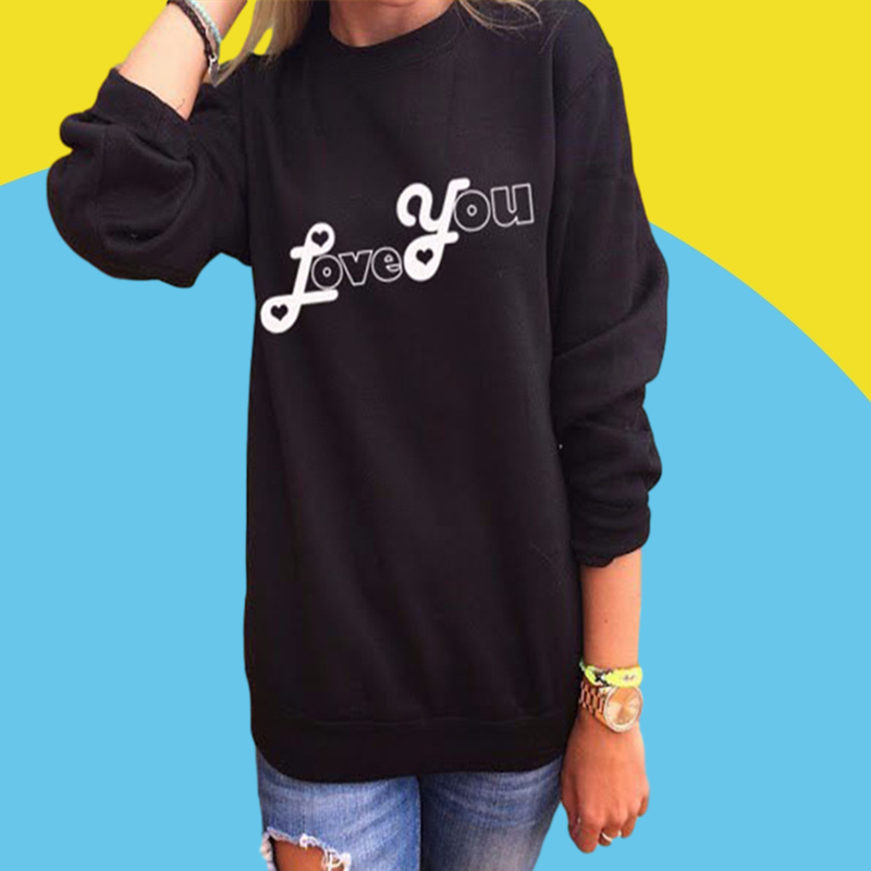Amazon express Europe and the United States new style sports and leisure sweater women's autumn and winter clothing temperament slim long sleeve crew neck top
