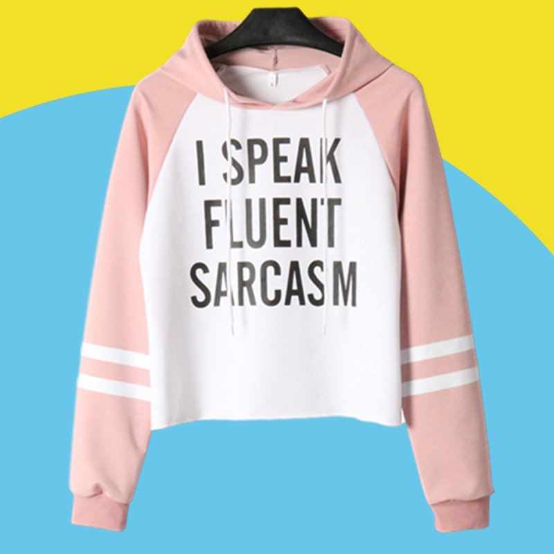 Amazon quick sell through the new European and American letter printing casual Hoodie sanitary clothes women's autumn winter wear loose color matching top