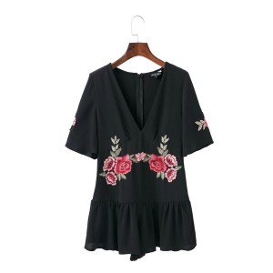 5404 Amazon hot selling V-neck back zipper snow ya...