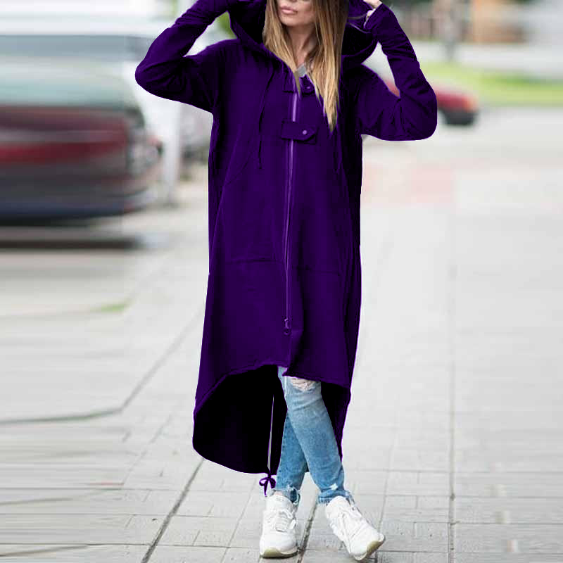 2020 new eBay Amazon wise fleece Sweater Hoodie zipper long windbreaker s 5XL 504